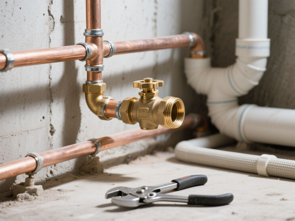 plumbing works result - Professional design by TGT Construction